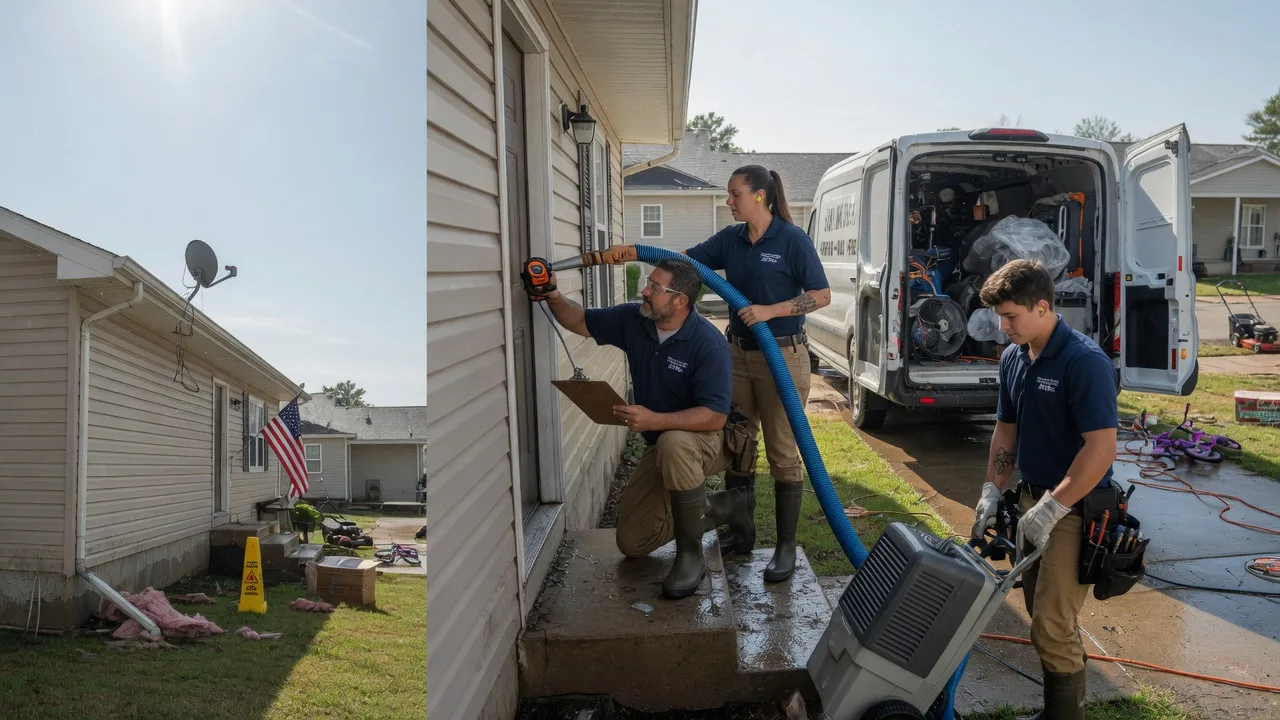 Ceiling Water Damage Restoration in Mcdermott, OH near me
